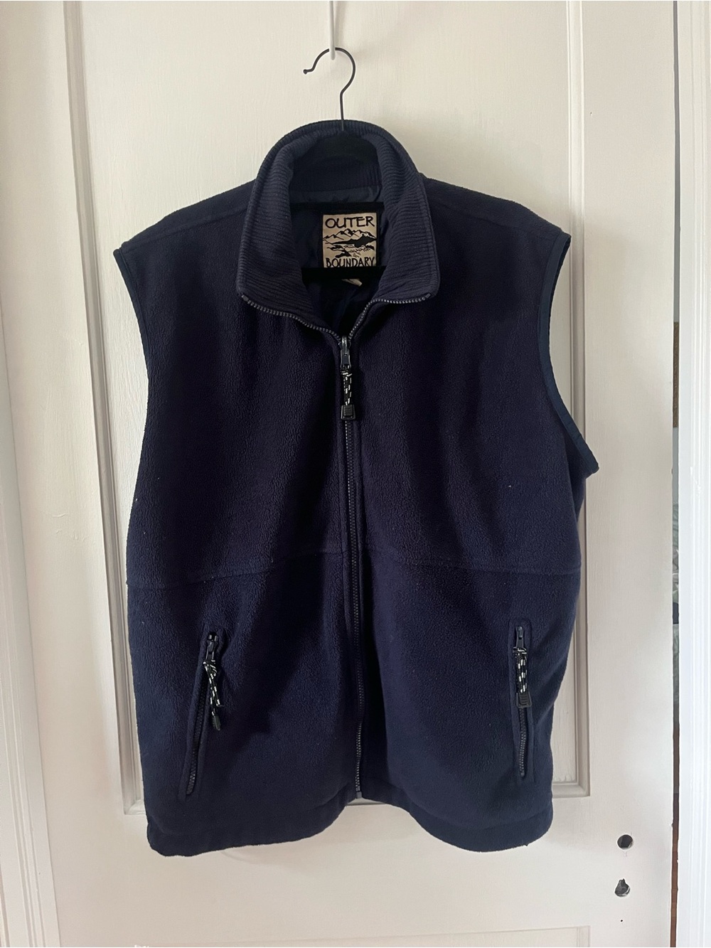 LCBO Men’s Navy Fleece Vest - Full-Zip